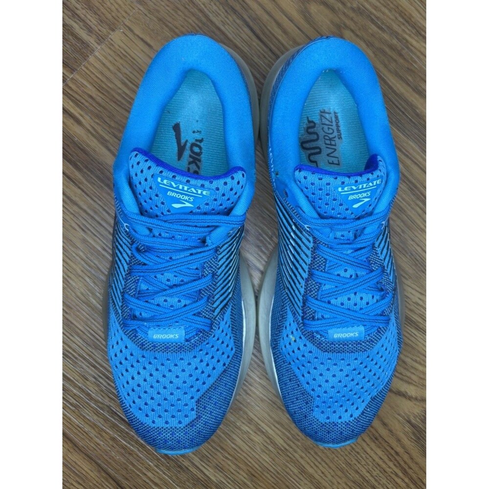 Brooks Levitate Running Shoes Women 7.5 Blue Excellent DNA AMP 1202581B417